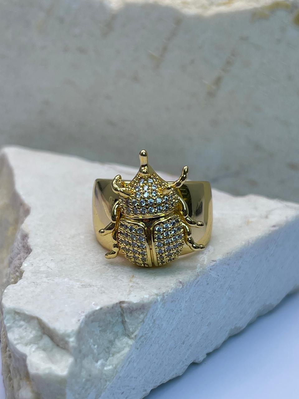 Anillo de insectos Covergold Rodinado