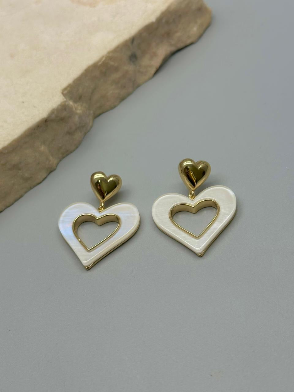 Aretes covergold esmaltado