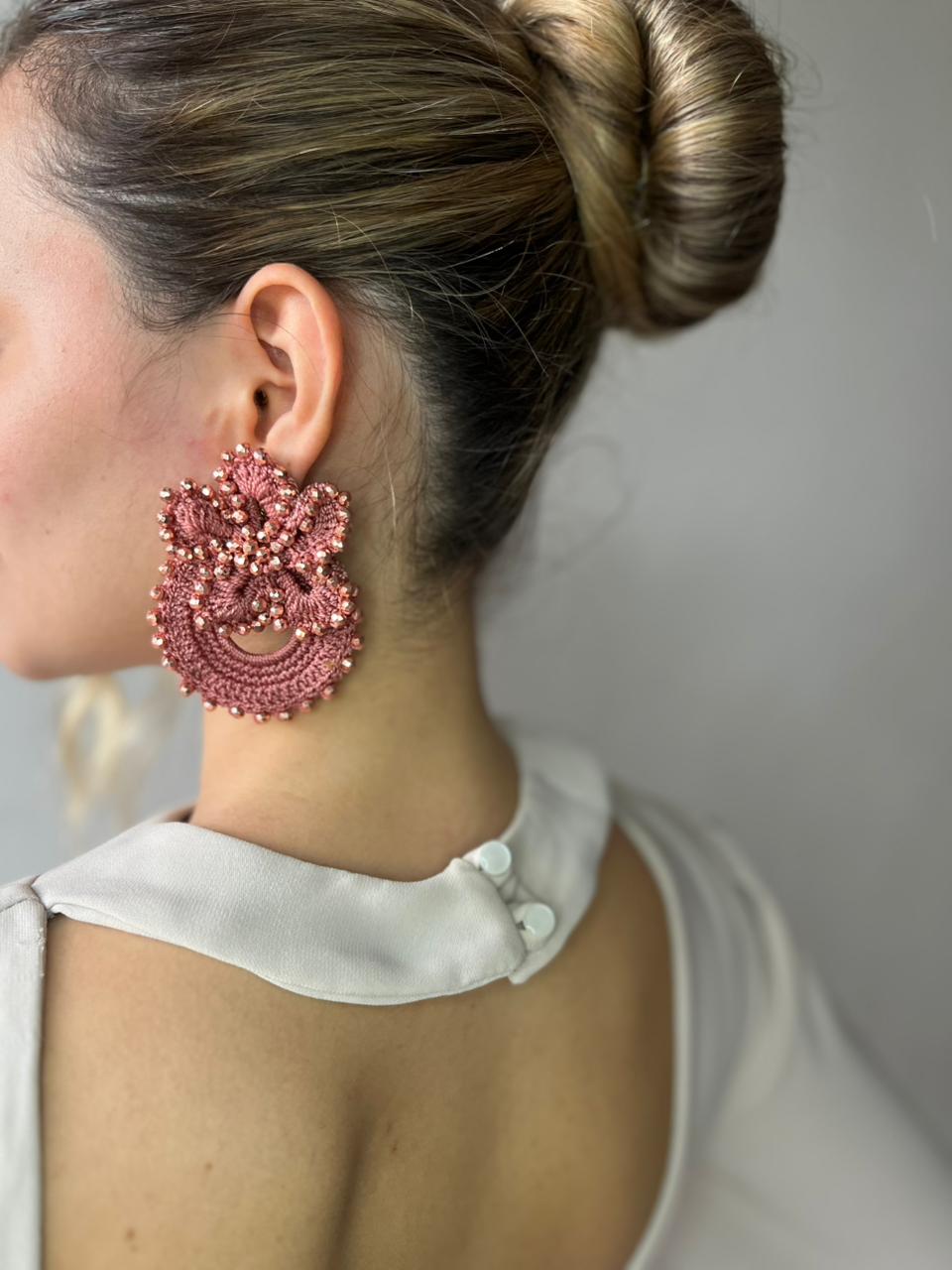 Aretes en Crochet