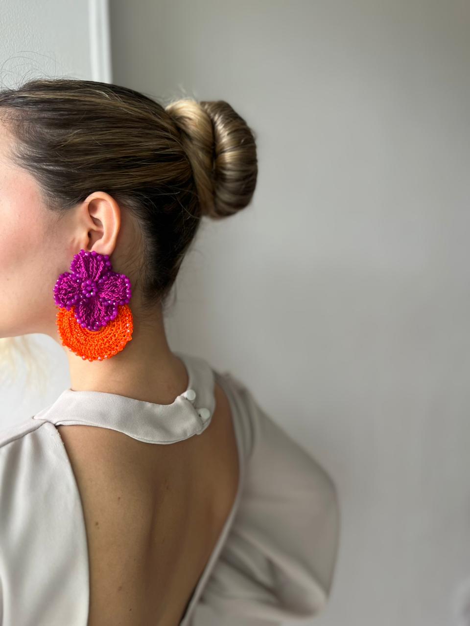 Aretes en Crochet