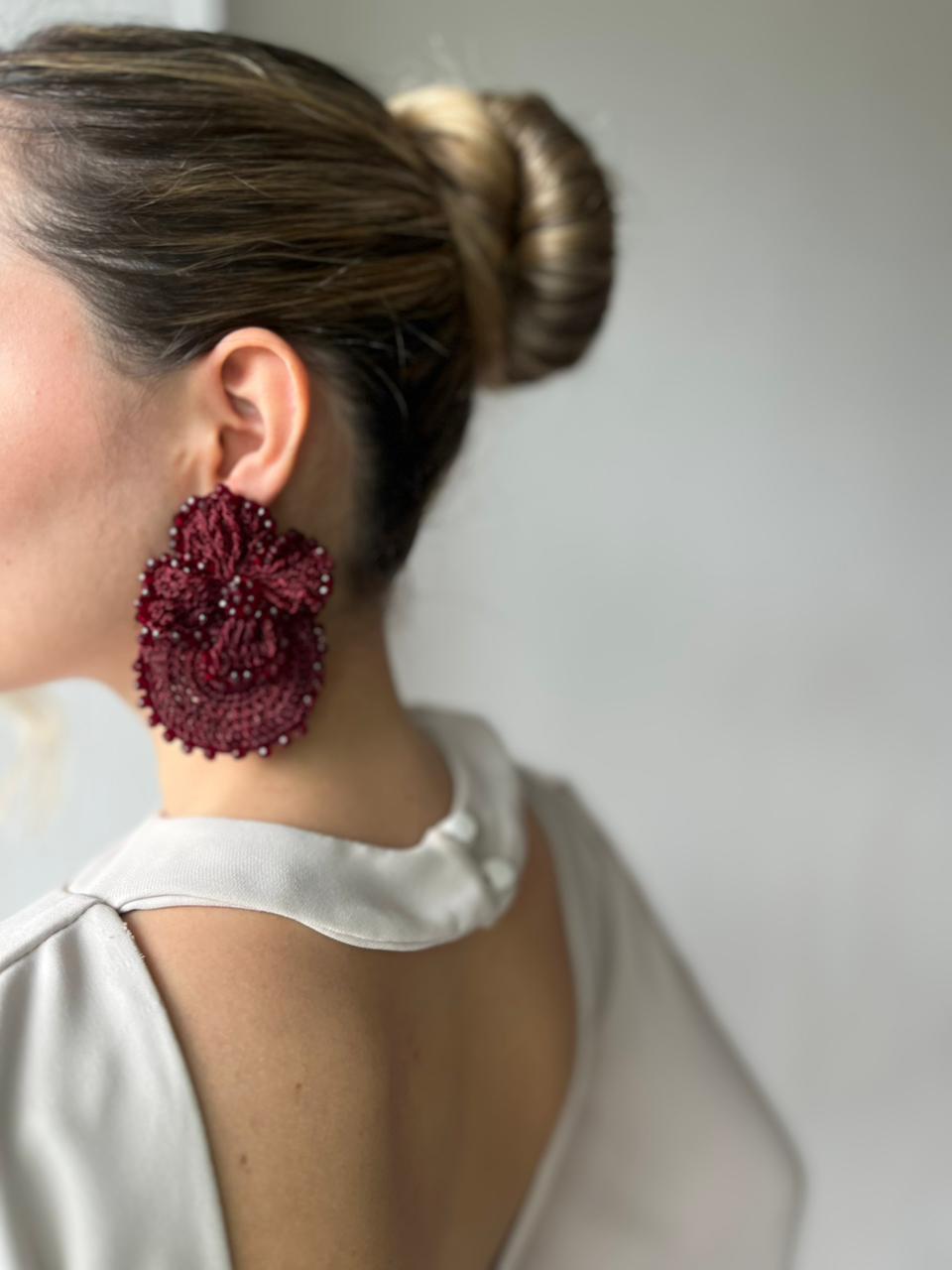 Aretes en Crochet