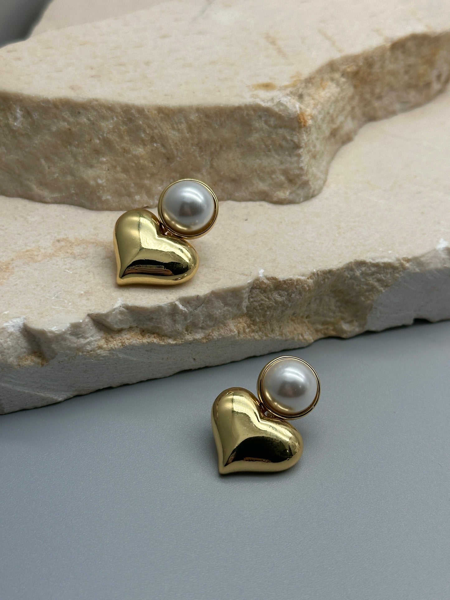 topo corazon con perla