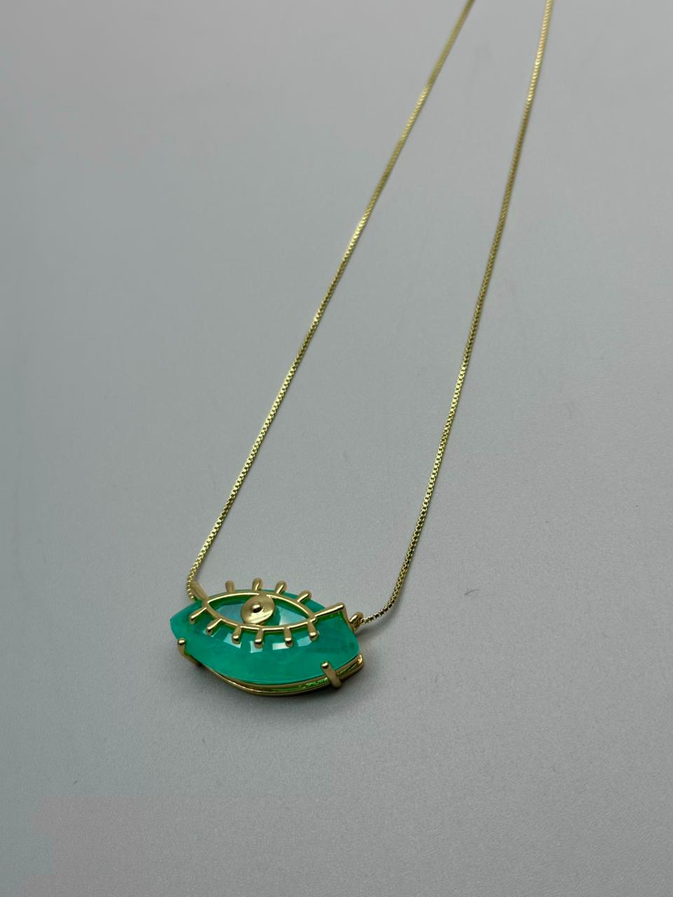 Cadena con dije Esmeralda Ojo