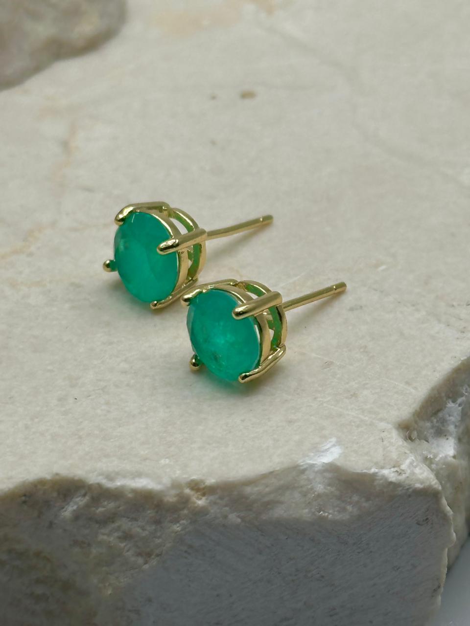 Topo Redondo Esmeralda Mini 8mm