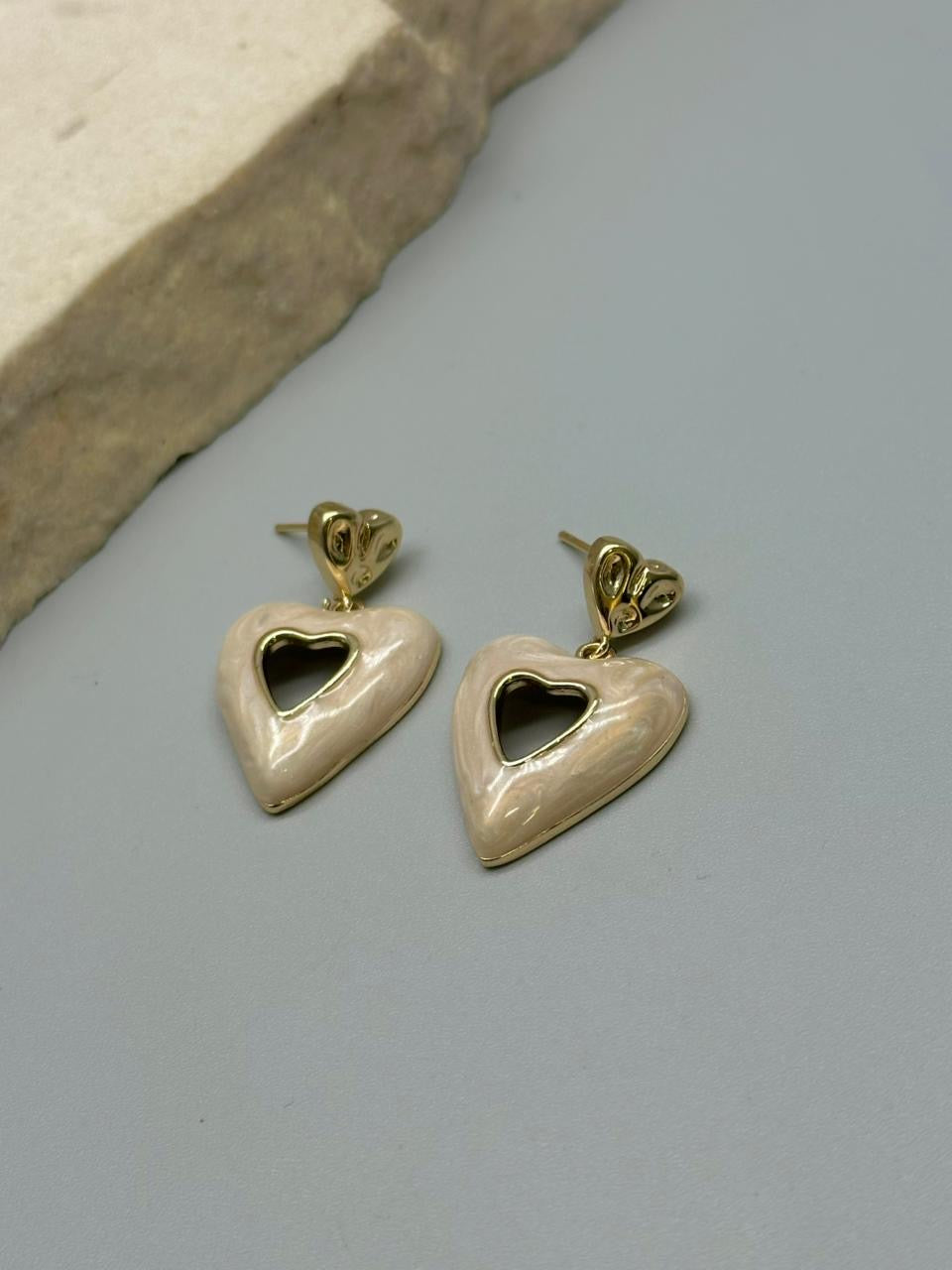 Aretes covergold esmaltado