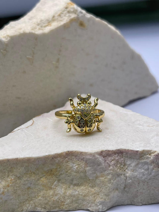 Anillo de insectos Covergold Rodinado