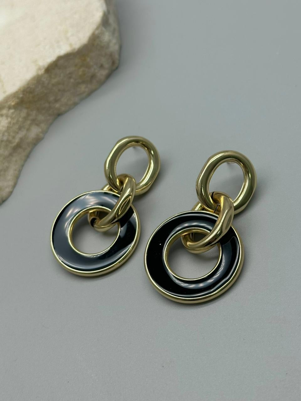 Aretes covergold esmaltado