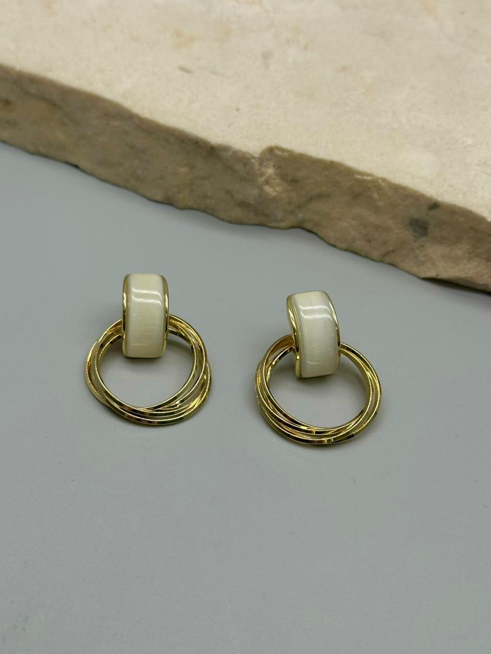 Aretes covergold esmaltado