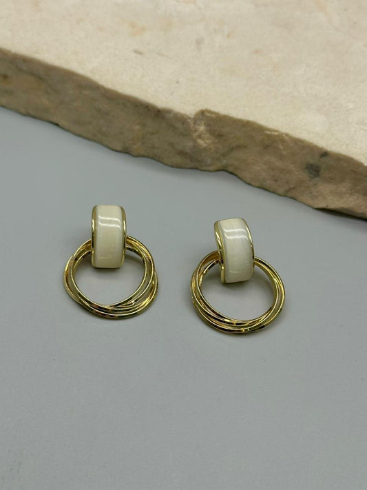 Aretes covergold esmaltado