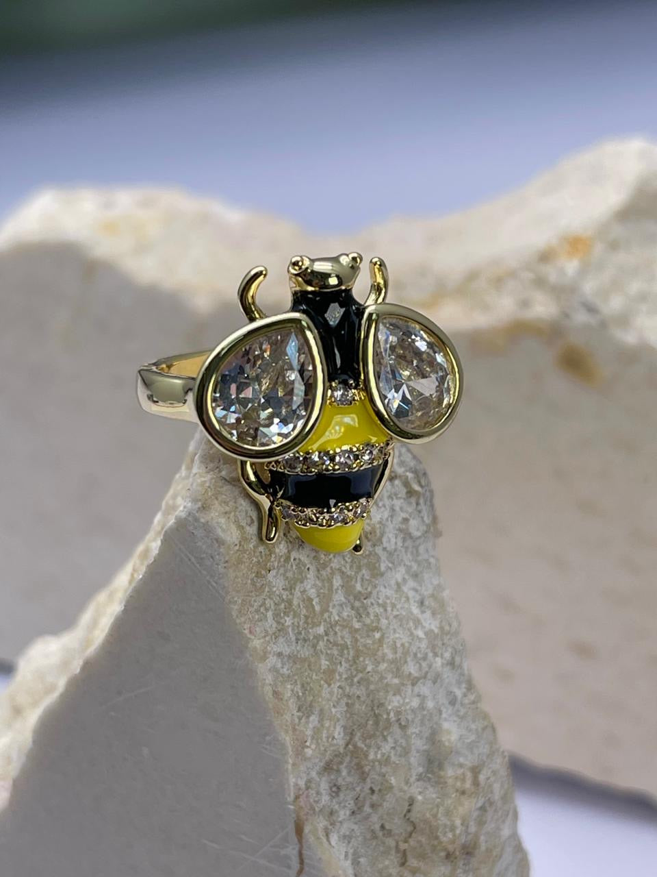 Anillo de insectos Covergold Rodinado