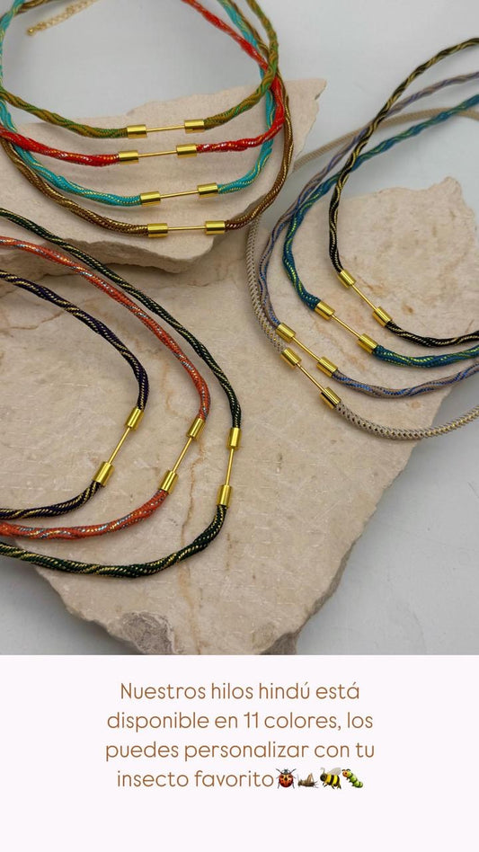 Cadena tipo hindú en rodio