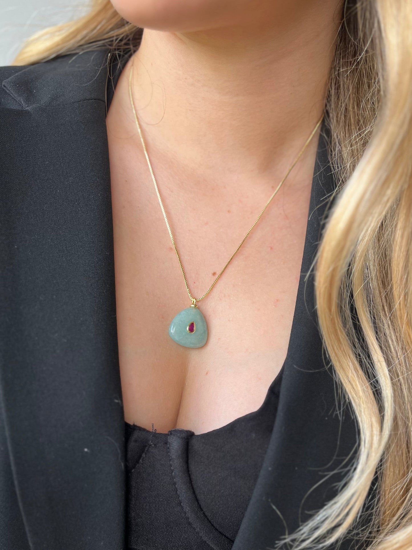 Piedra Natural Aventurina Verde