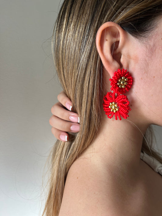 Aretes con Mostacilla