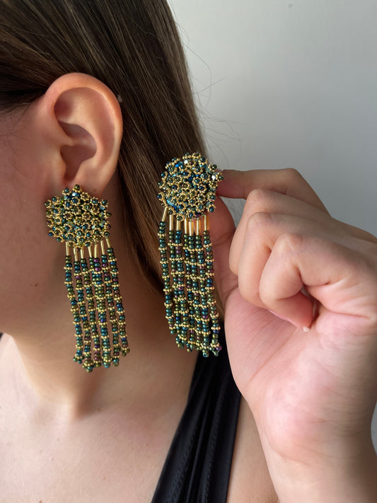 Aretes con Mostacilla