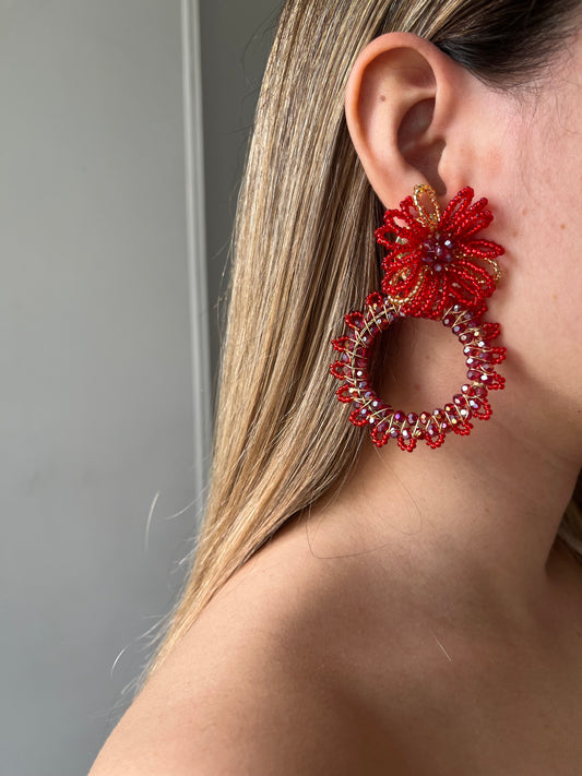 Aretes con Mostacilla