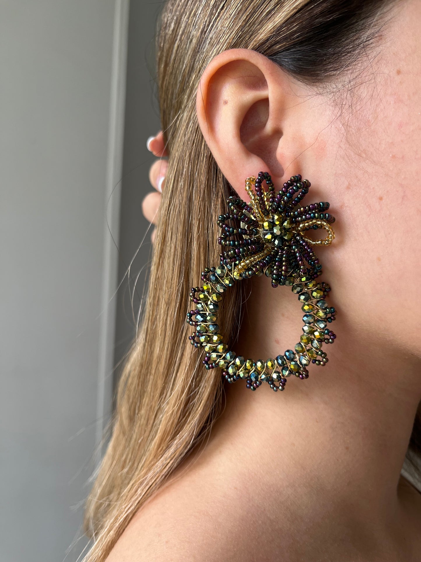 Aretes con Mostacilla