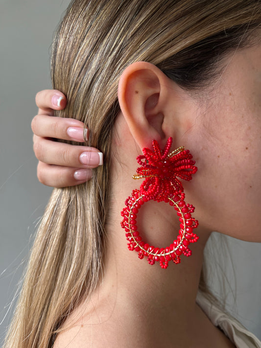 Aretes con Mostacilla