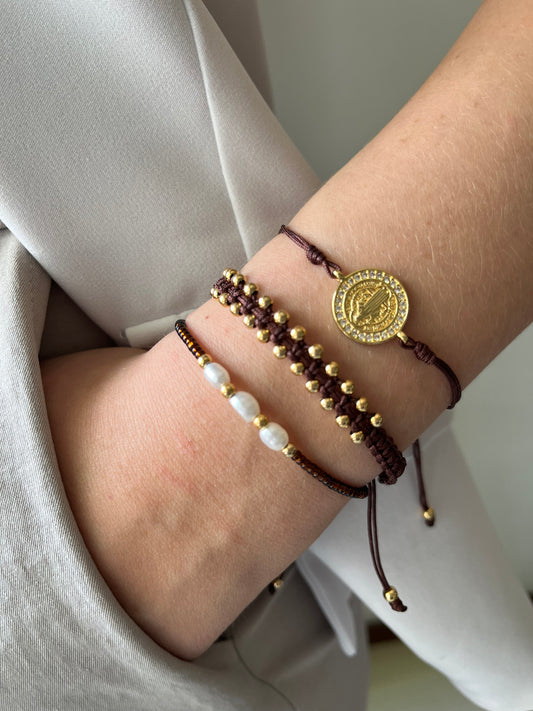 Pulsera triple de San Benito