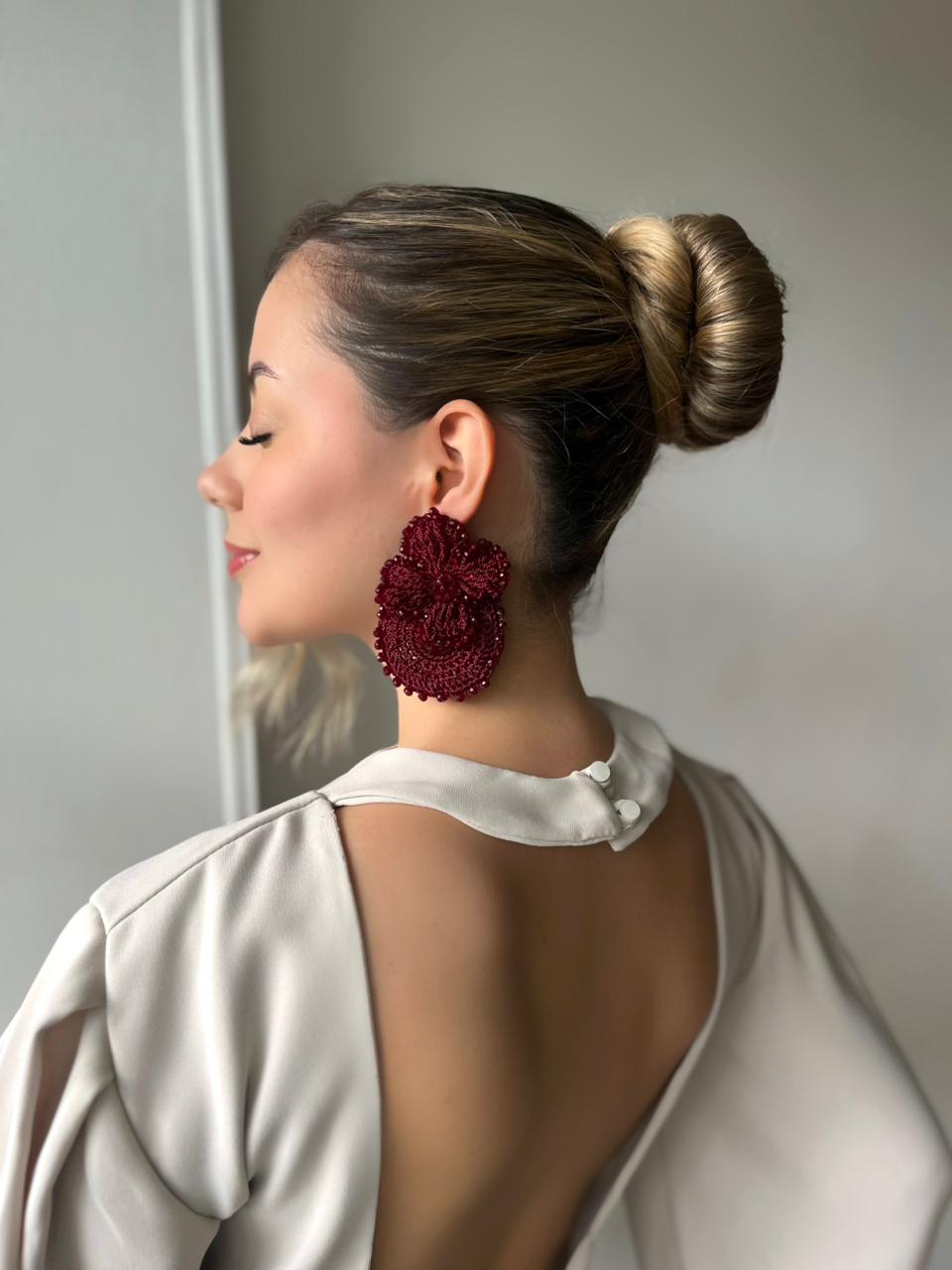 Aretes en Crochet