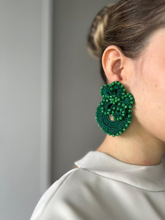 Aretes en Crochet