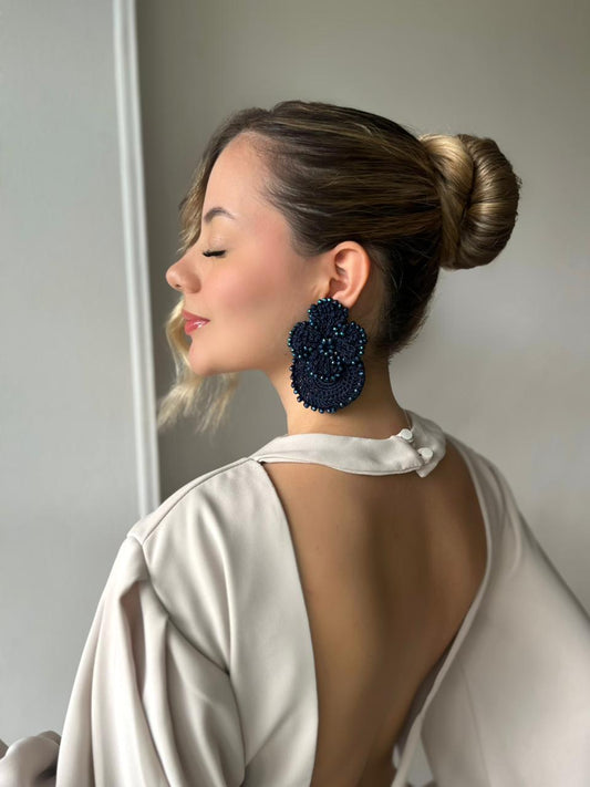 Aretes en Crochet