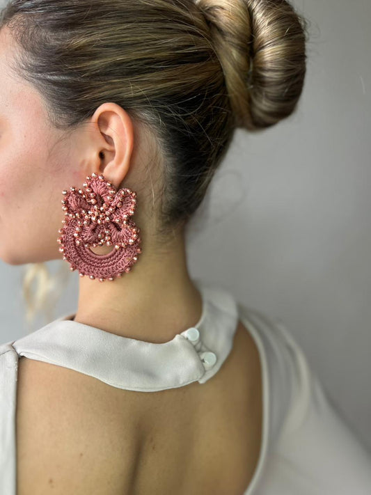 Aretes en Crochet