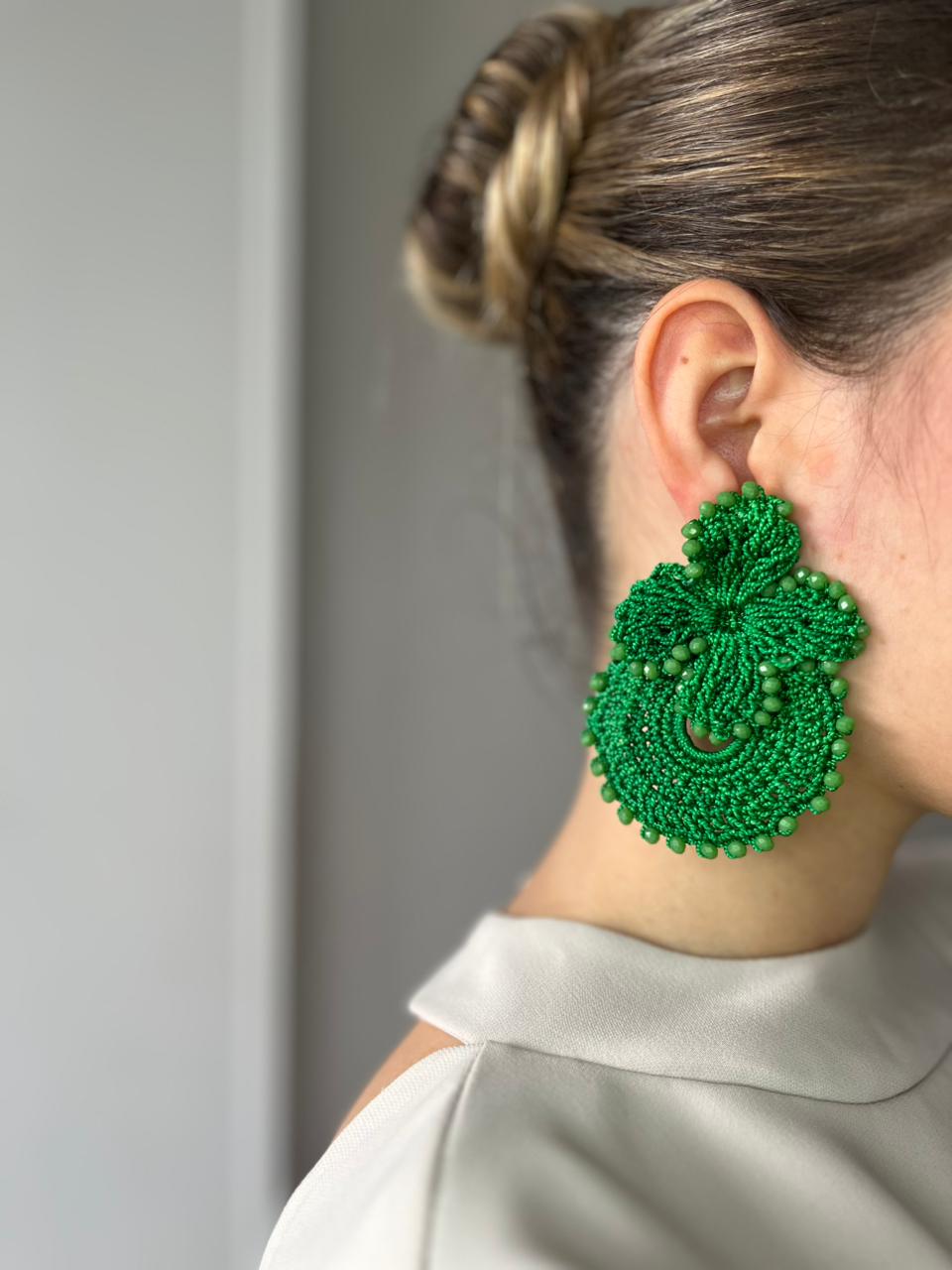 Aretes en Crochet