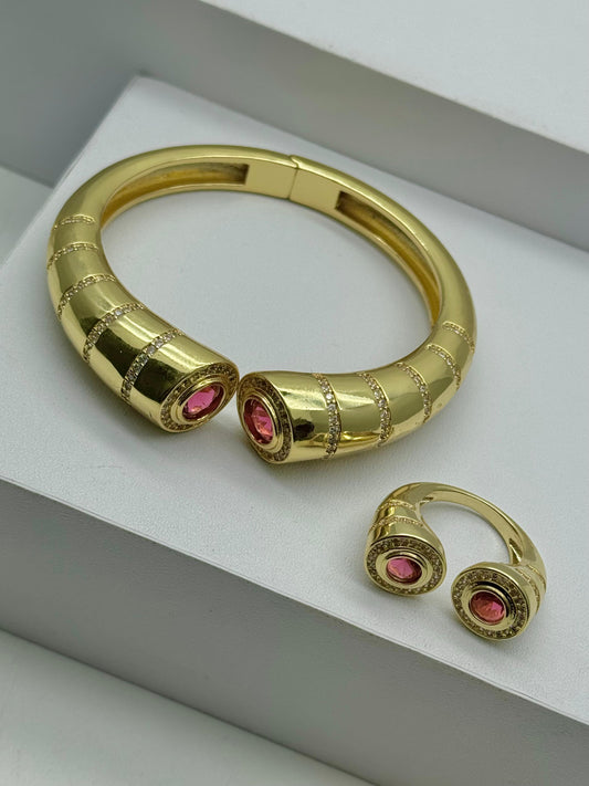 Set de Brazalete y Anillo