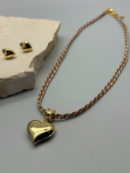 Set de Cadena Corazon