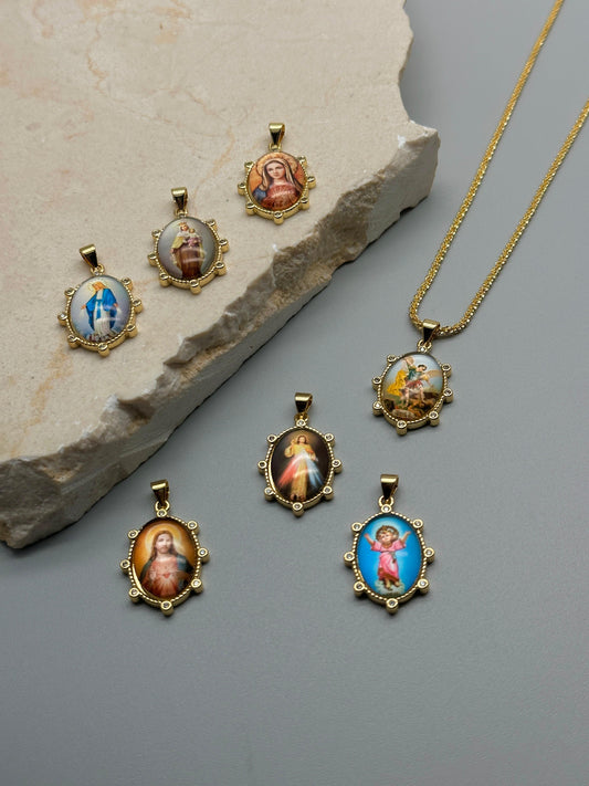 Cadena  dijes Religiosos