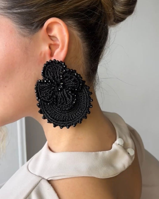 Aretes en Crochet