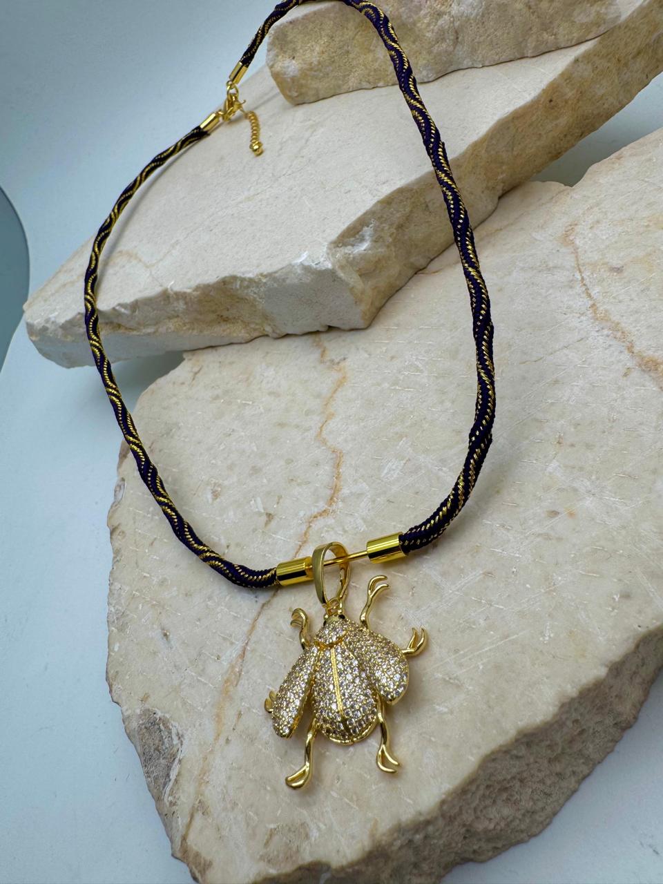 Cadena tipo hindú con dije de