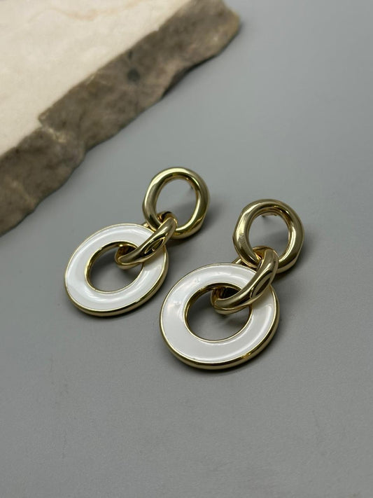 Aretes covergold esmaltado